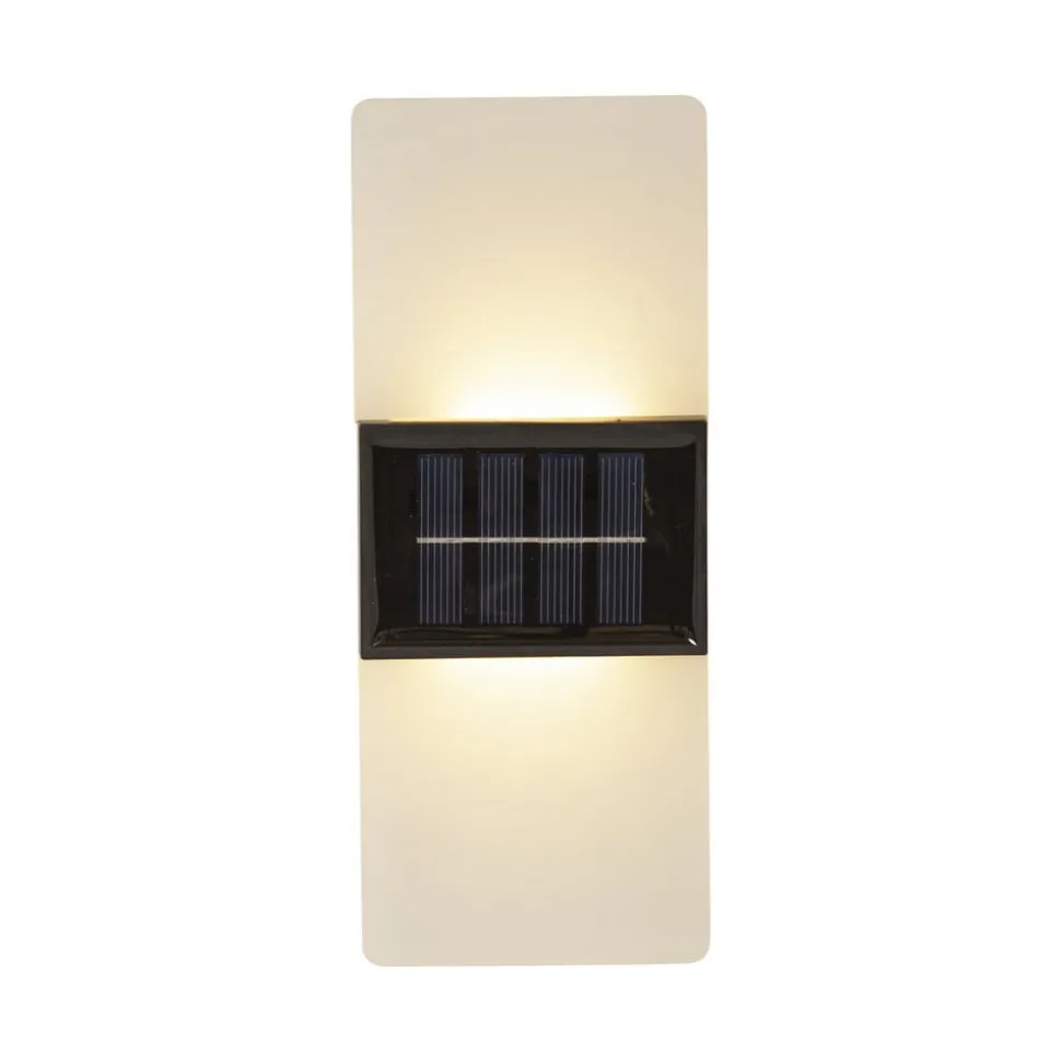 LED buiten wandlamp Wally, 20x8 cm wit mat CCT