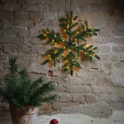 LED buitendecoratie Snowflake, op batterijen