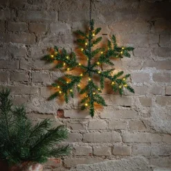 LED buitendecoratie Snowflake, op batterijen