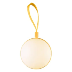 LED buitenlamp Bring to go Ø 12 cm wit/geel