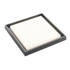 LED buitenplafondlamp Birta, hoekig, 34 cm