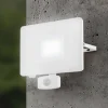 LED buitenspot Faedo 3 met sensor, wit, 50W