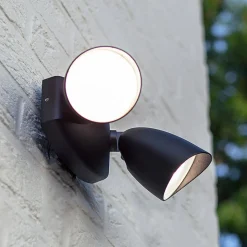 LED buitenspot Shrimp met twee spots, IP54