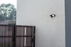 LED buitenspot Shrimp met sensor van aluminium