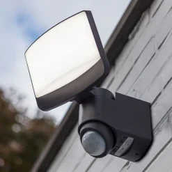 LED buitenspot Sunshine, bewegingssensor, 18cm