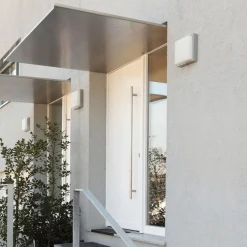 LED buitenwandlamp 046, bewegingsmelder, RVS