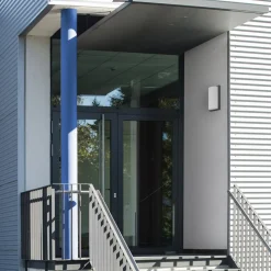 LED buitenwandlamp 039, bewegingsmelder, grafiet