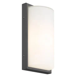 LED buitenwandlamp 039, bewegingsmelder, grafiet