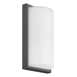 LED buitenwandlamp 039, bewegingsmelder, grafiet