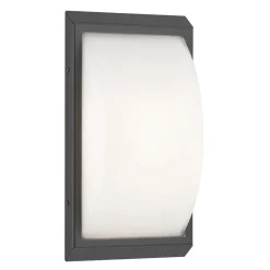 LED buitenwandlamp 053, bewegingsmelder, grafiet
