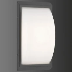 LED buitenwandlamp 053, bewegingsmelder, grafiet