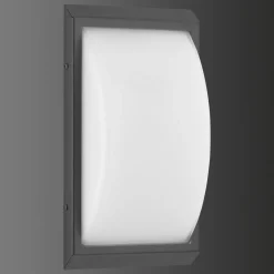 LED buitenwandlamp 053, bewegingsmelder, grafiet