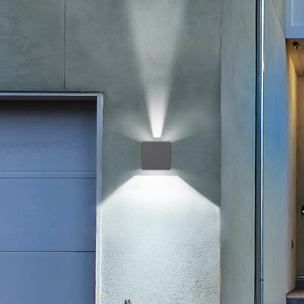 LED buitenwandlamp 9032 up/down antraciet