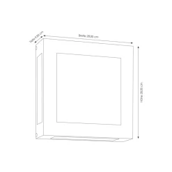 LED buitenwandlamp Aqua Legendo, roestvrijstaal