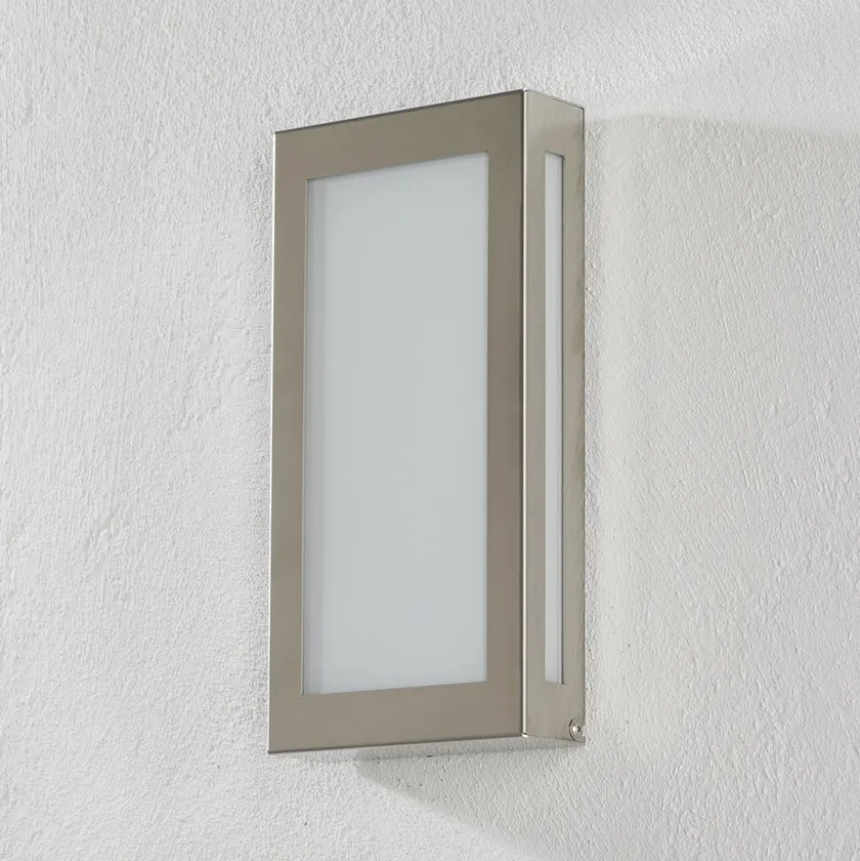 LED buitenwandlamp Aqua Rain mini, roestvrij staal