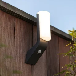 LED buitenwandlamp Bati, bewegingssensor, IP44