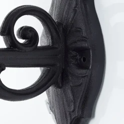 LED buitenwandlamp Bisso Anna E27 zwart