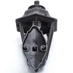 LED buitenwandlamp Bisso Anna E27 zwart