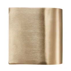 LED buitenwandlamp Canto 2, 10 cm, messing