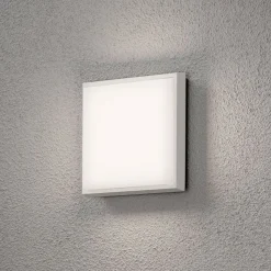 LED buitenwandlamp Cesena, vierkant