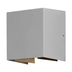 LED buitenwandlamp Cremona 13 cm grijs