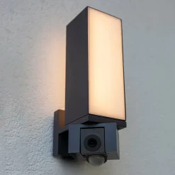 LED buitenwandlamp Cuba, camera sensor