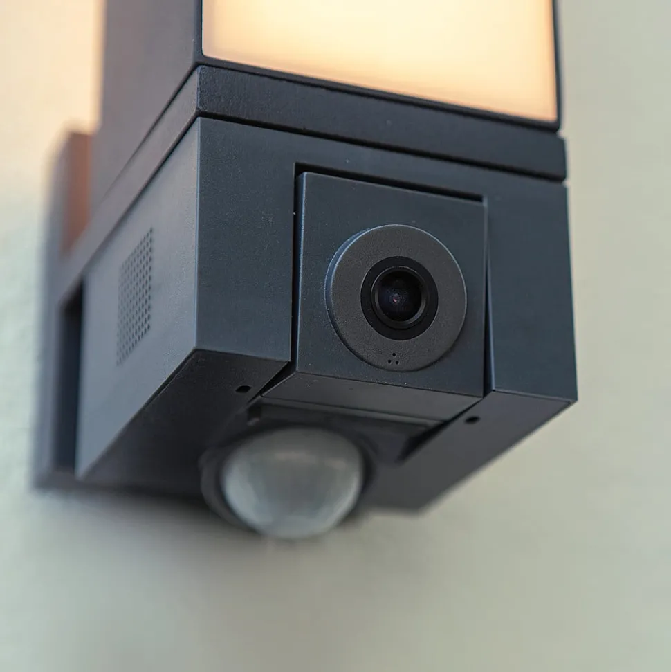 LED buitenwandlamp Cuba, camera sensor