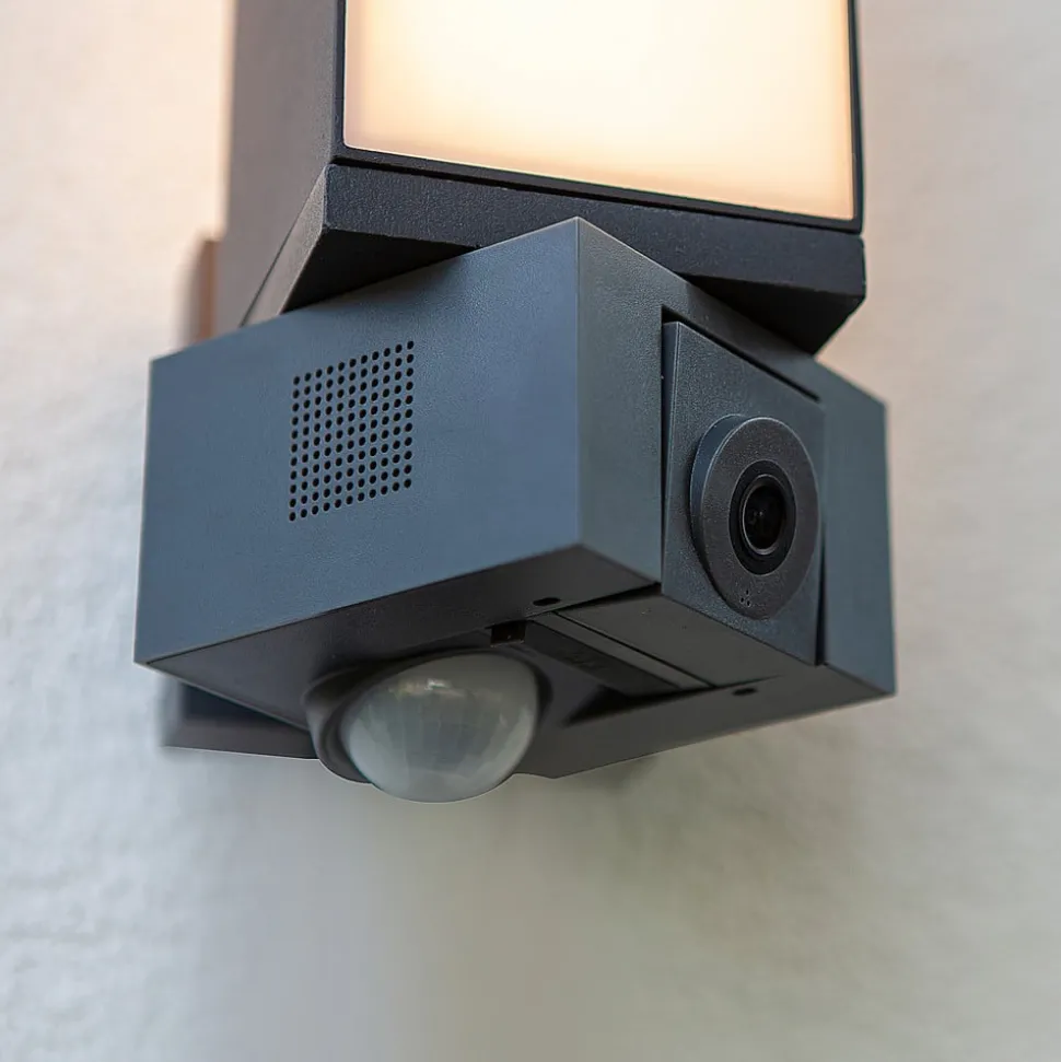 LED buitenwandlamp Cuba, camera sensor