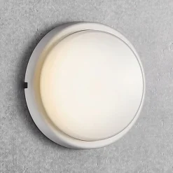 LED buitenwandlamp Cuba Energy, Ø 17,5 cm