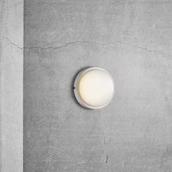 LED buitenwandlamp Cuba Energy, Ø 17,5 cm