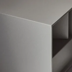 LED buitenwandlamp Cube basaltgrijs