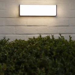 LED buitenwandlamp Doblo, rechthoek, 35cm, 4.000K