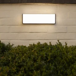 LED buitenwandlamp Doblo, rechthoek, 35cm, 4.000K