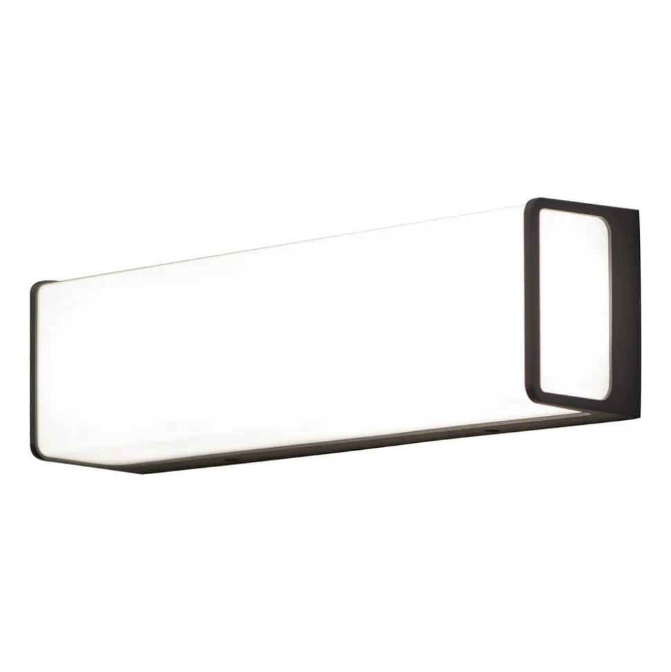 LED buitenwandlamp Doblo, rechthoek, 35cm, 4.000K