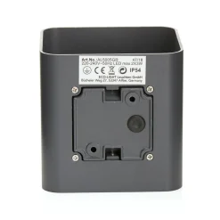 LED buitenwandlamp Dodd, hoekig, antraciet