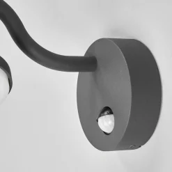 LED buitenwandlamp Finny met bewegingssensor