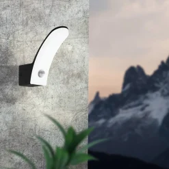 LED buitenwandlamp Fiumicino met sensor