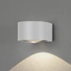 LED buitenwandlamp Gela, onder stralend, wit