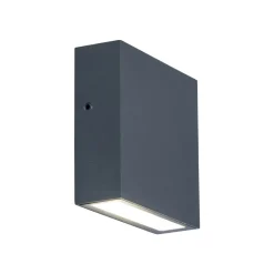 LED buitenwandlamp Gemini XF, aluminium, antraciet