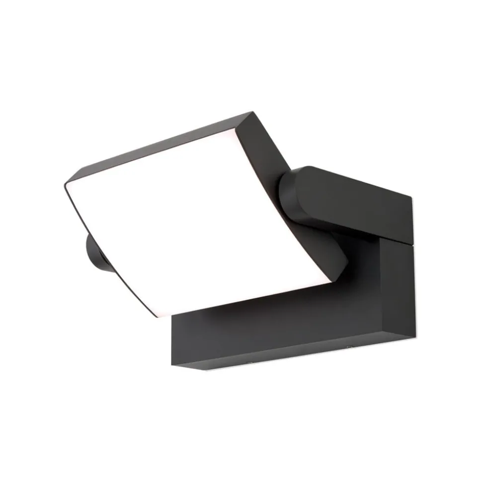 LED buitenwandlamp Ginger, IP54, CCT. antraciet