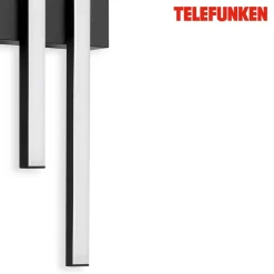 LED buitenwandlamp Graz direct 2-lamps zwart