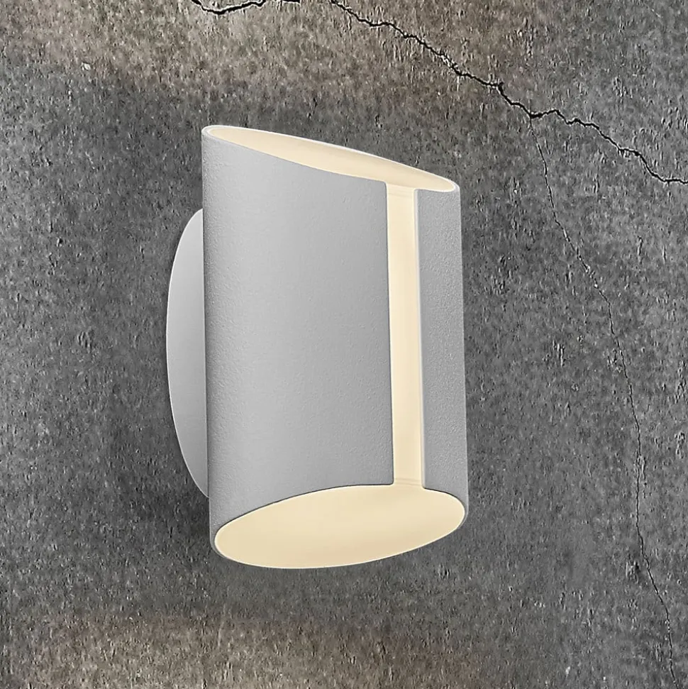 LED buitenwandlamp Grip, CCT Smart Home, wit