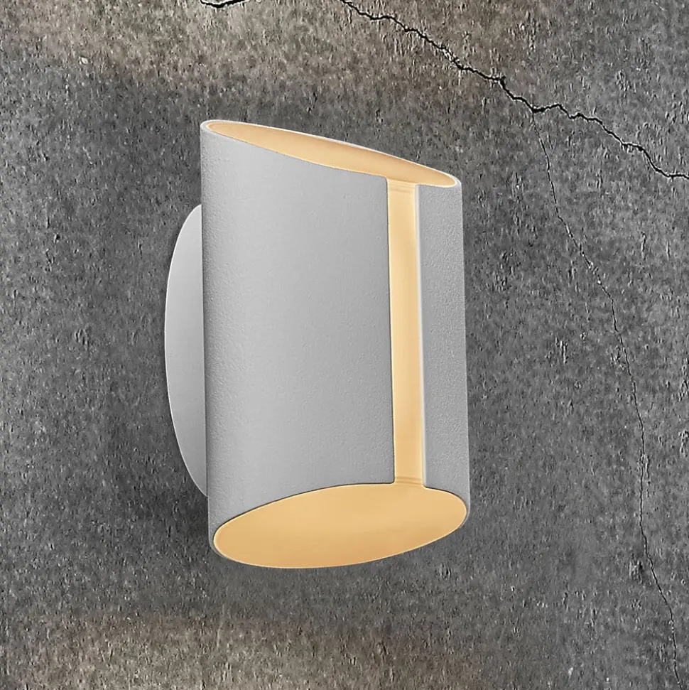 LED buitenwandlamp Grip, CCT Smart Home, wit