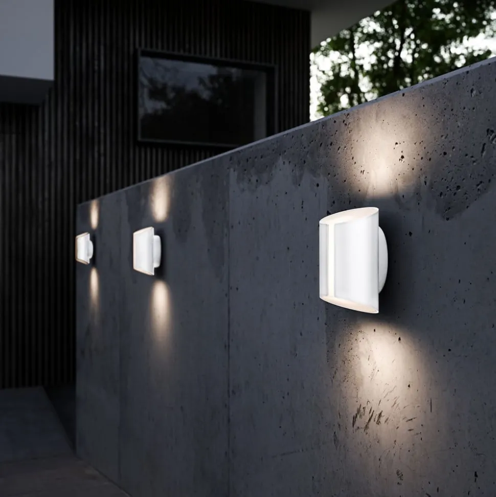 LED buitenwandlamp Grip, CCT Smart Home, wit