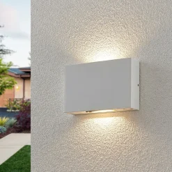 LED buitenwandlamp Katla van aluminium