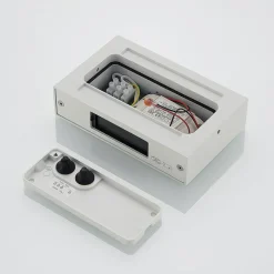 LED buitenwandlamp Katla van aluminium