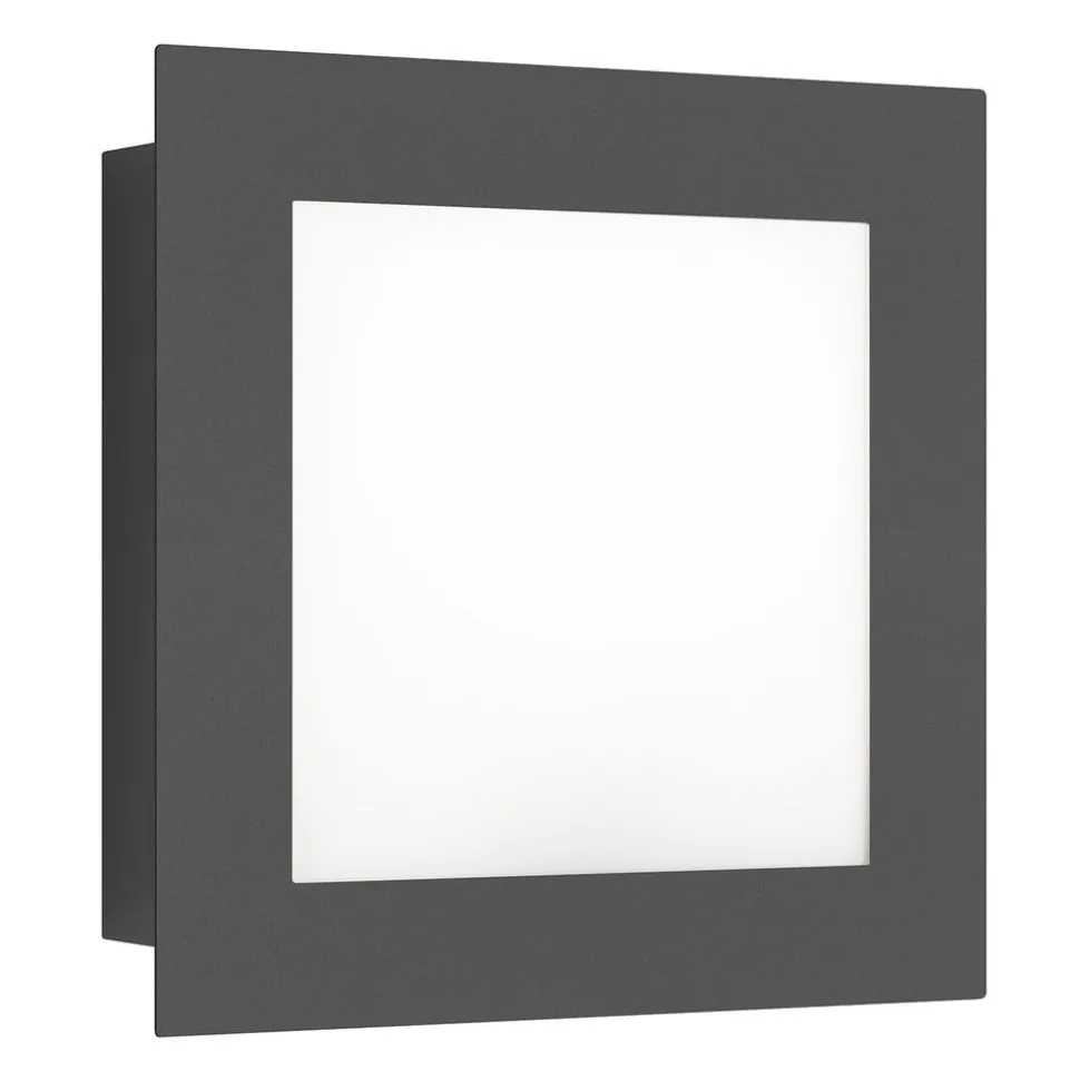 LED buitenwandlamp 3007LED, grafiet