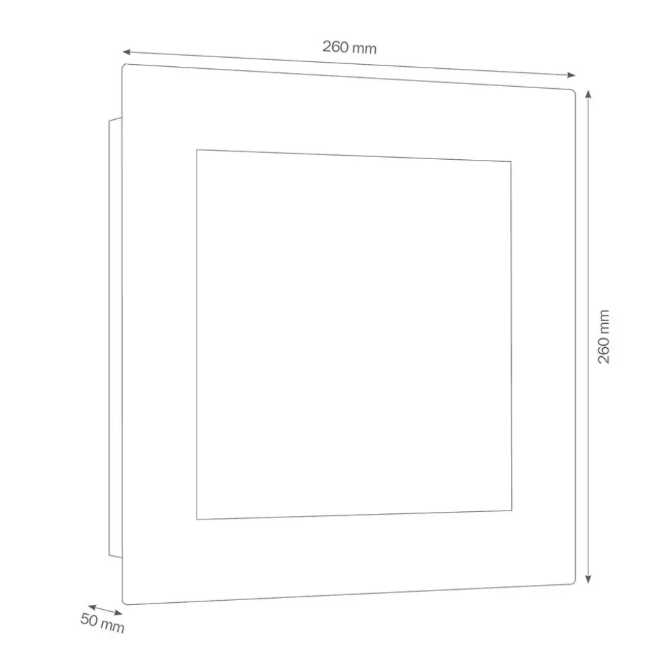 LED buitenwandlamp 3007LED, grafiet