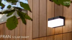 LED buitenwandlamp op zonne-energie Fran, CCT