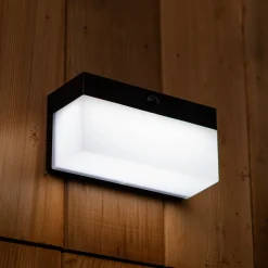 LED buitenwandlamp op zonne-energie Fran, CCT